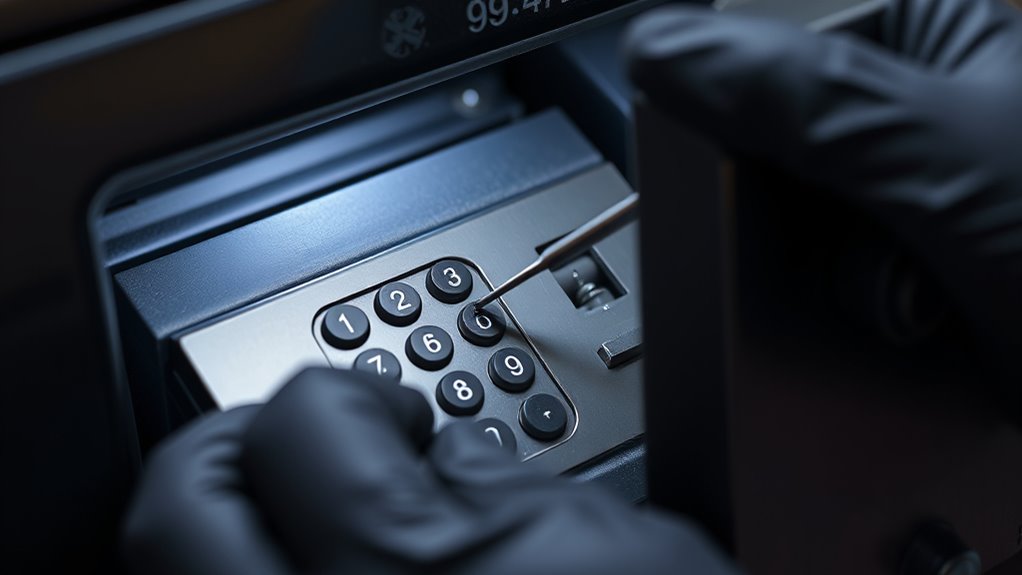 bypassing safe lock mechanisms