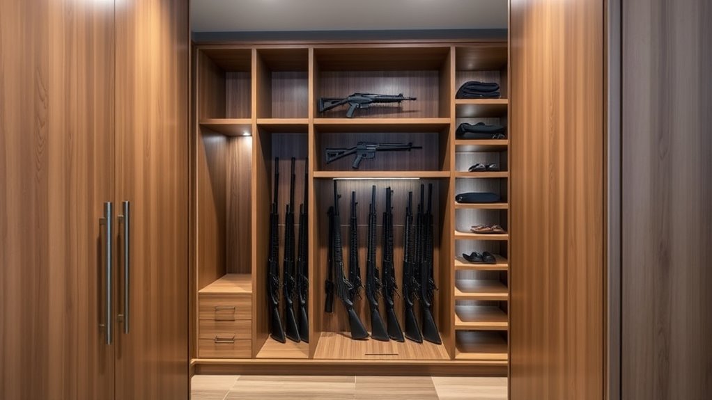 discreet customizable firearm storage
