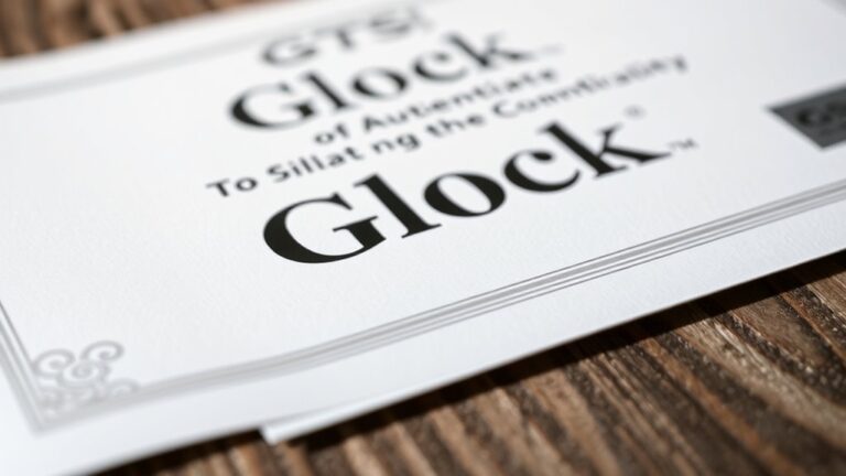 guide to glock certificate