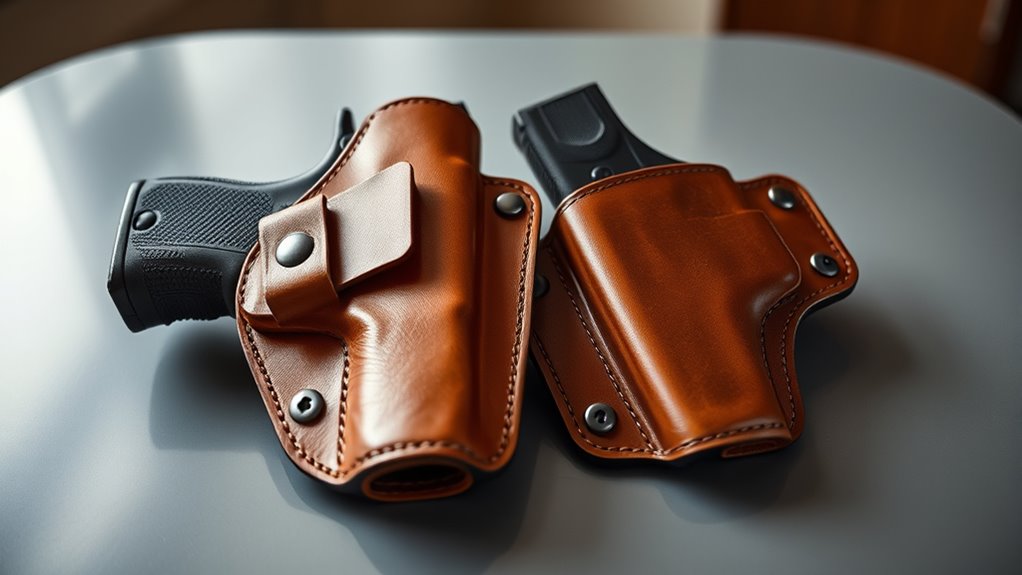 hand orientation holster variations