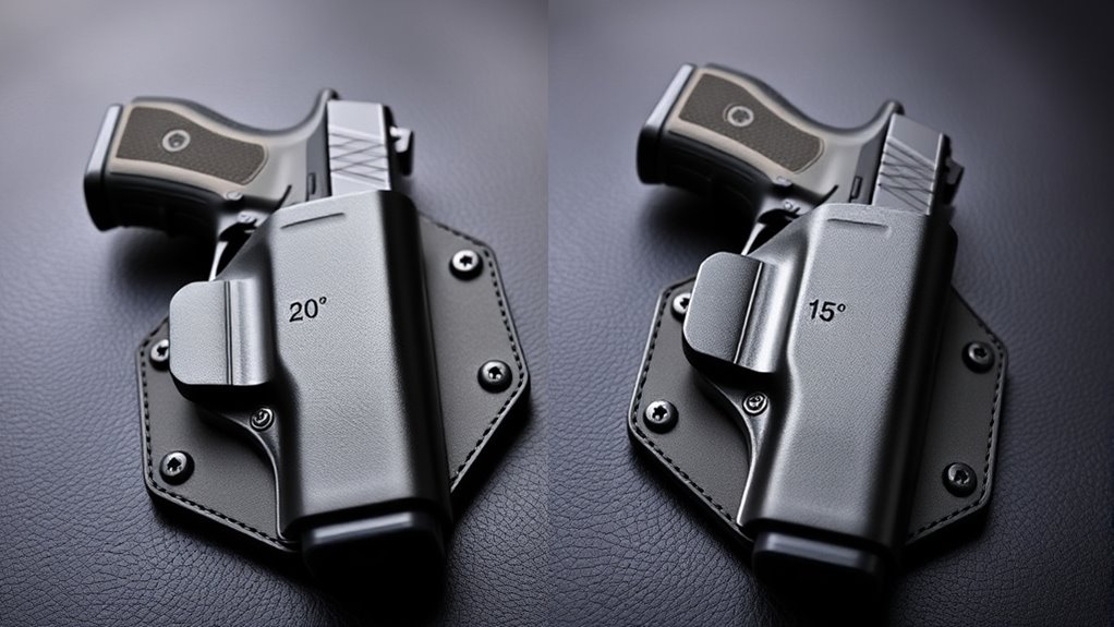 holster tilt and comfort