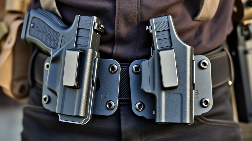 holster tilt angle comparison