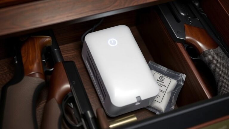 installing gun safe dehumidifier