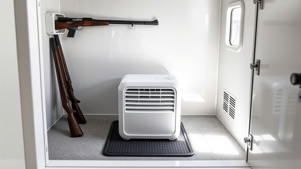 optimal discreet dehumidifier placement