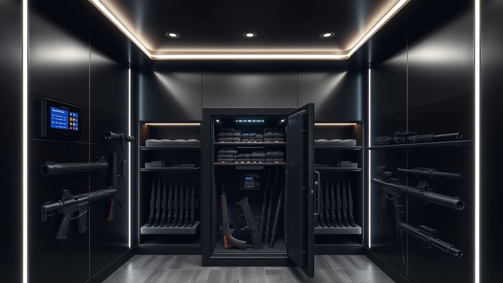 secure room construction steps