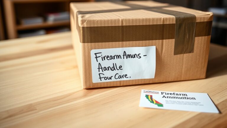 shipping ammunition legally in california