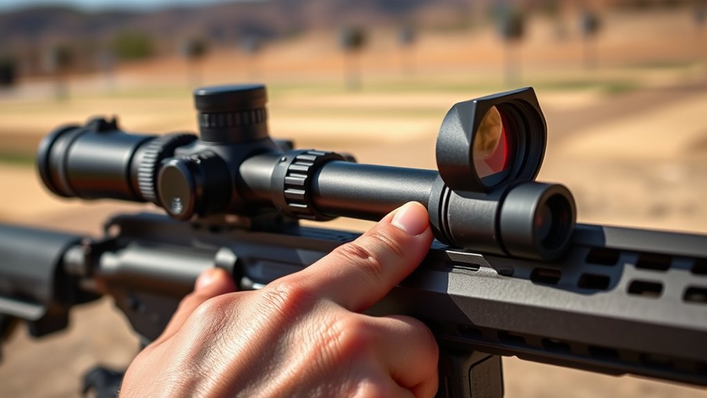 red dot sight components and calibration